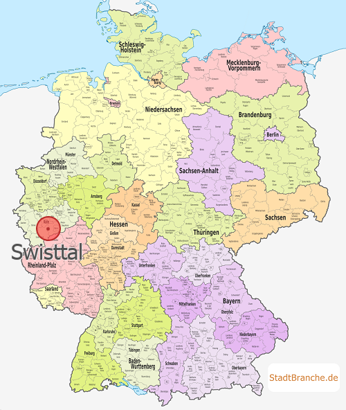 Swisttal Karte Rhein-Sieg-Kreis Nordrhein-Westfalen