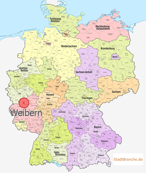 Weibern Karte Landkreis Ahrweiler Rheinland-Pfalz