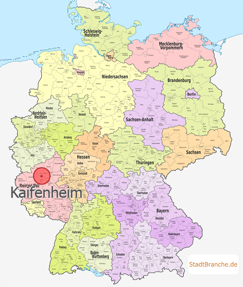 Kaifenheim Karte Landkreis Cochem-Zell Rheinland-Pfalz