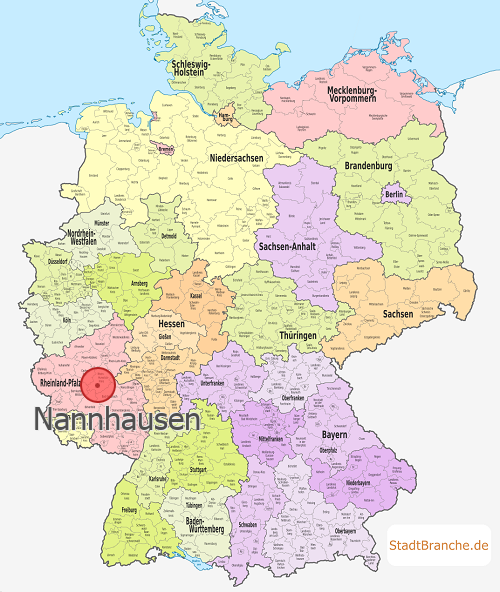 Nannhausen Karte Rhein-Hunsrück-Kreis Rheinland-Pfalz