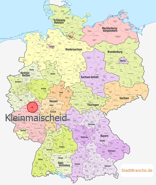 Kleinmaischeid Karte Landkreis Neuwied Rheinland-Pfalz