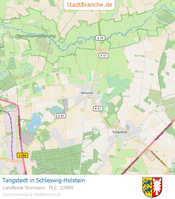 Tangstedt Stadtplan Landkreis Stormarn Schleswig-Holstein