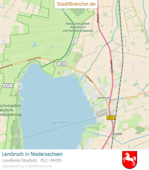 Lembruch Stadtplan Landkreis Diepholz Niedersachsen