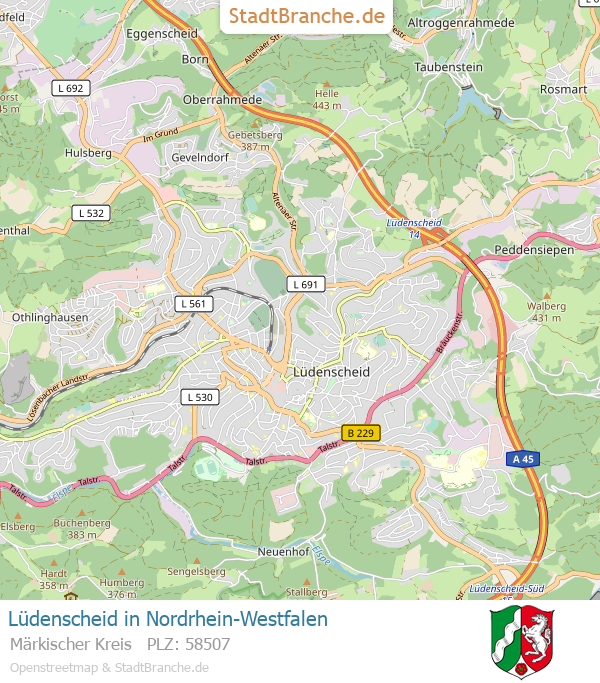 Fabelhafte Postleitzahl Von Ldenscheid Ebenbild